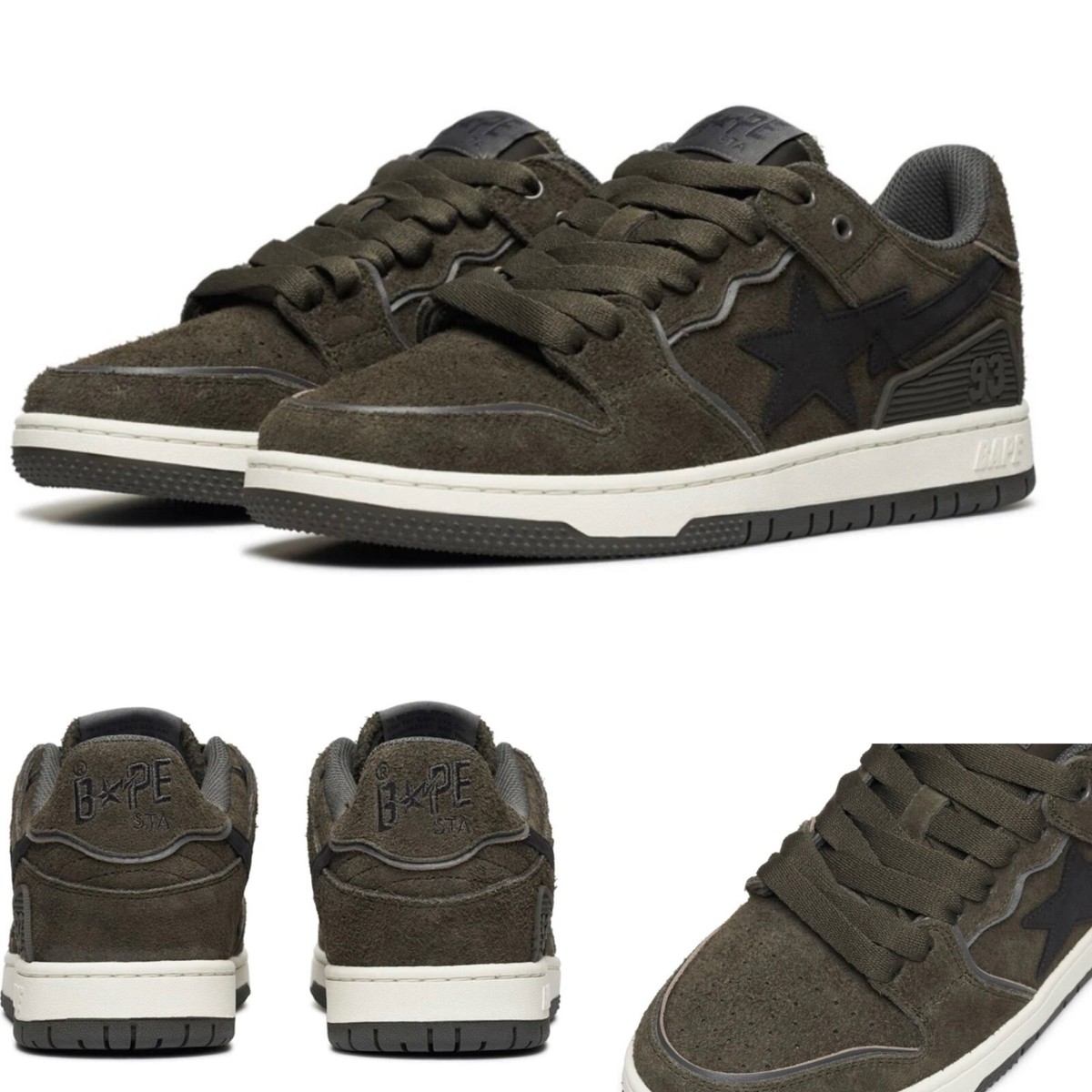 BAPE SK8 STA #3 BLACK A BATHING APE #1K80-191-312 Mens | eBay BAPE SK8 STA #3 BLACK A BATHING APE #1K80-191-312 Mens | eBay