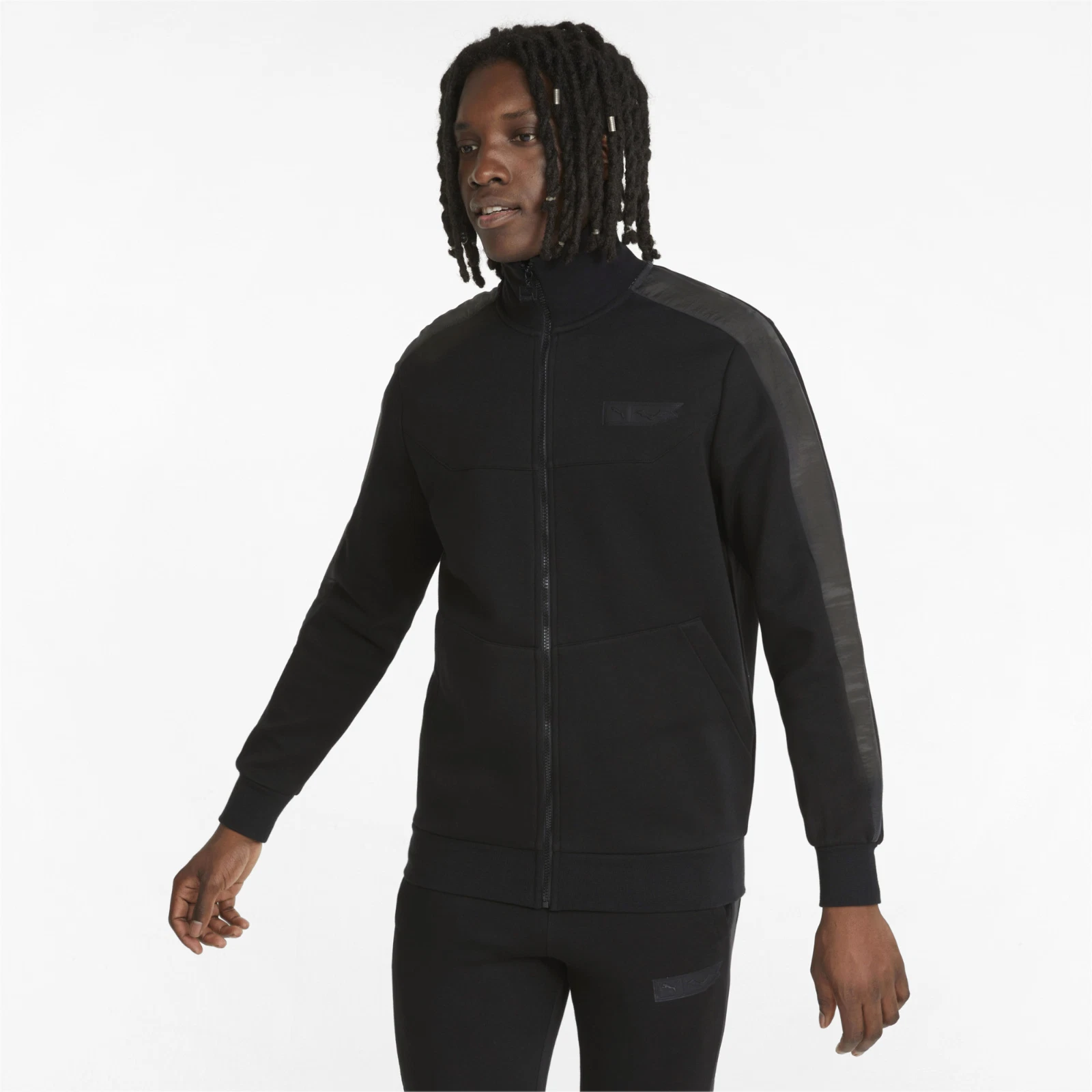 PUMA BATMAN T7 BLACK MENS TRACK JACKET SIZE XL