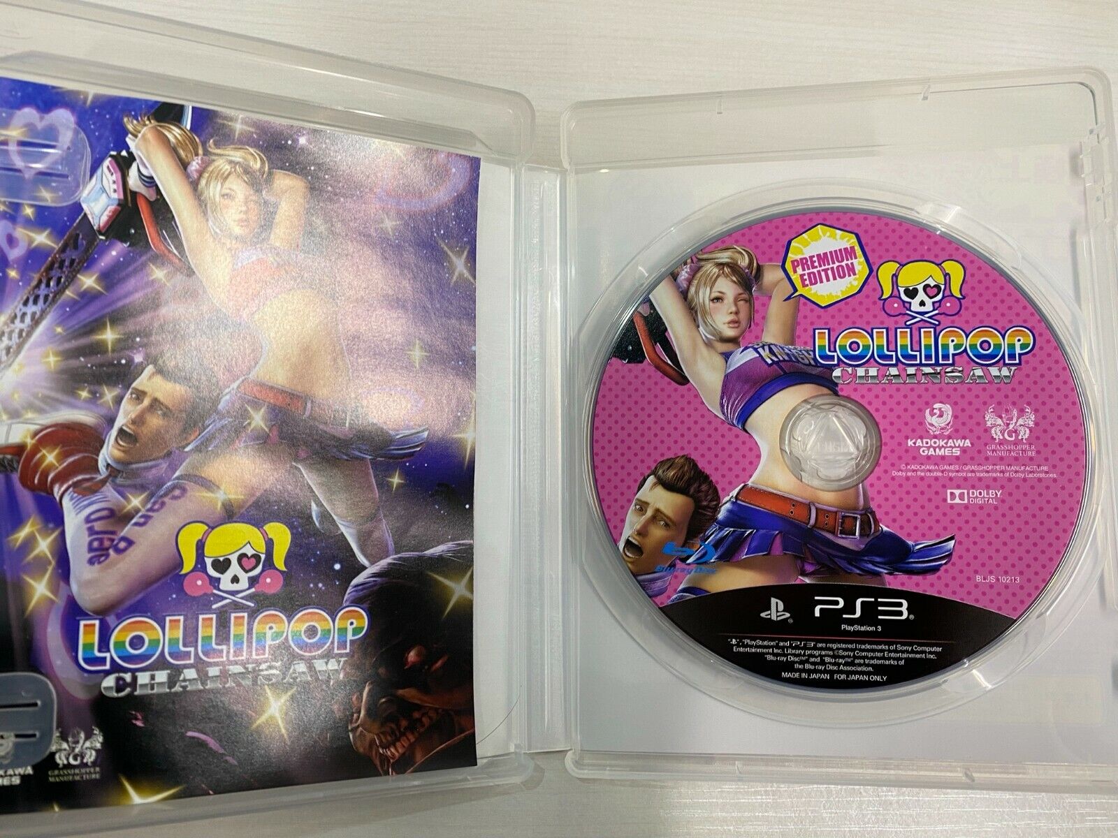 English Ready PS3 LOLLIPOP CHAINSAW PREMIUM EDITION + Manga 2 Set Japanese  Haru