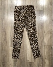 Pant Zara Leopard Print Brown Stretch Pants Leggings XS