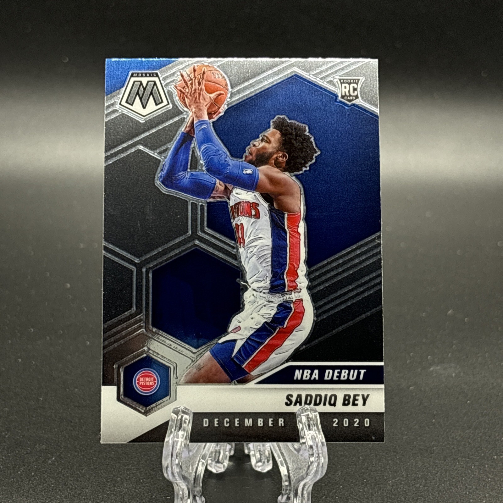 2020-21 Mosaic Debut Saddiq Bey Rookie Card R33652