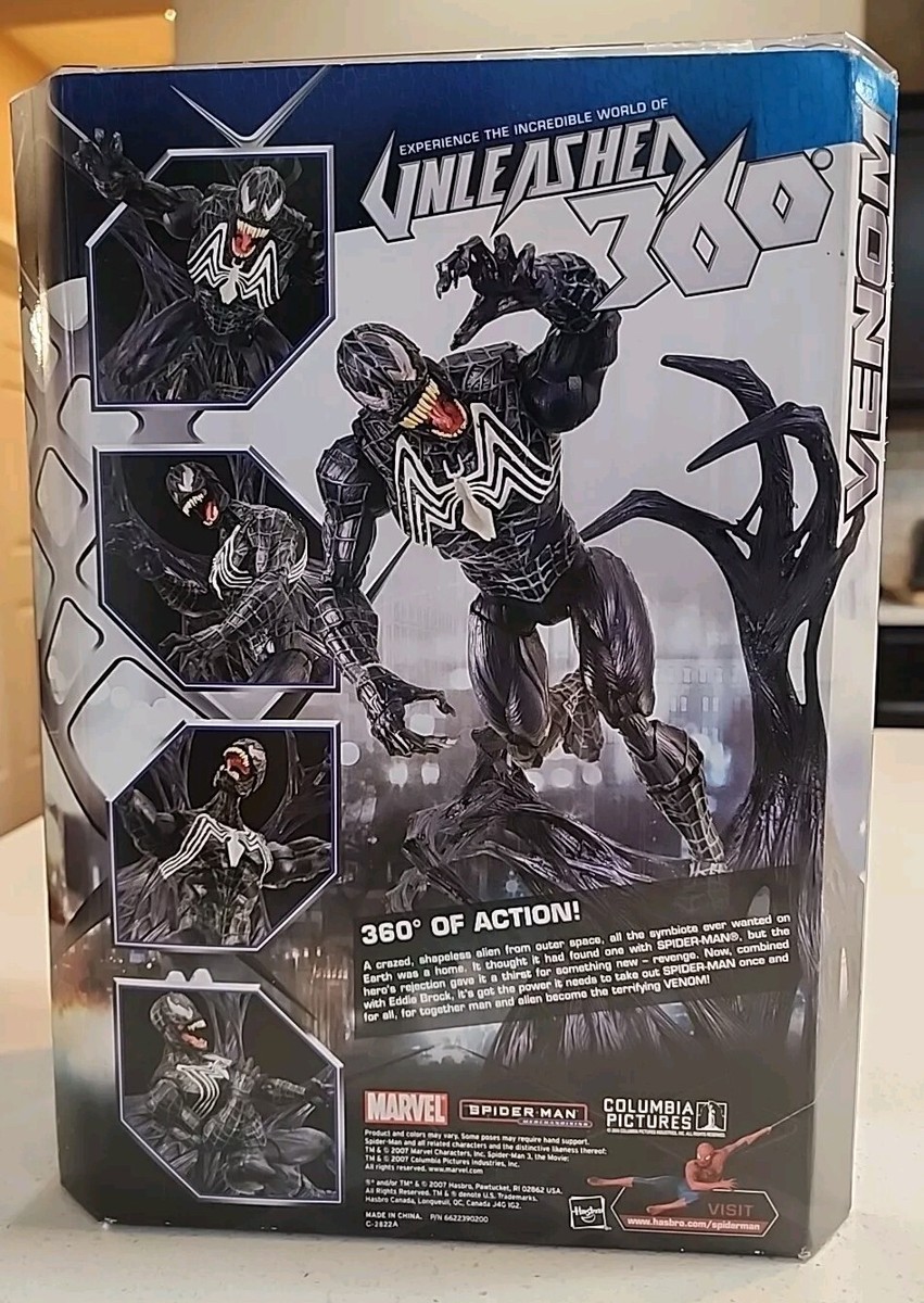 Hasbro SpiderMan 3 Unleashed 360 Venom Action Figure Marvel MISB