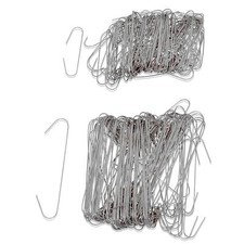 200 Multi-Purpose Christmas Tree Hooks for Ornaments Baubles Decorations Silver