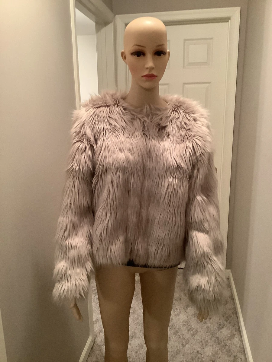 Faux fur coat h hotsell and m