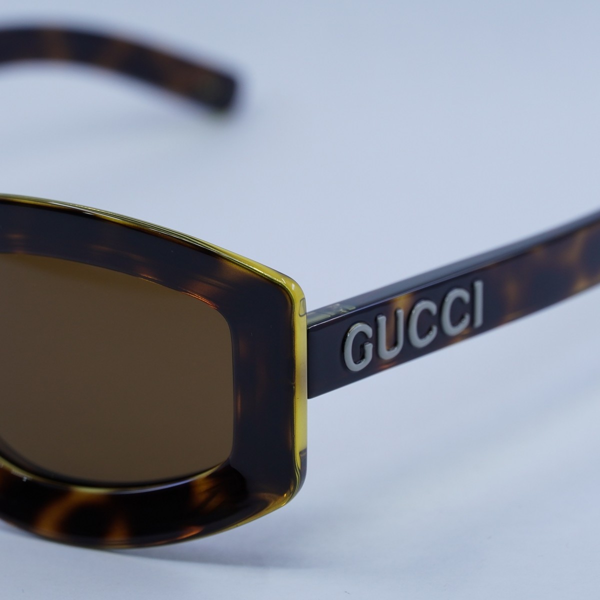 New GUCCI GG1719S 002 Light Havana with Yellow/Brown 51-23  display picture 2