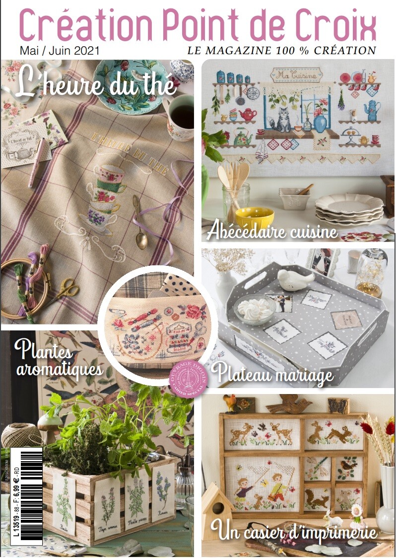 クロスステッチ 雑誌 Creation Point de Croix 12冊 洋雑誌、洋書、輸入手芸のマガジンマート - CREATION POINT DE CROIX