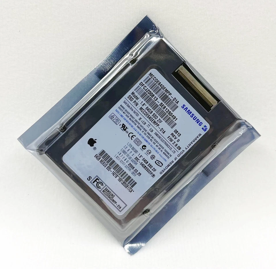 SAMSUNG 64GB (1.8''64GB SSD-ZIF) 1.8 "CE SSD hard drive for Panasonic/Sony vider - Image 2 of 4
