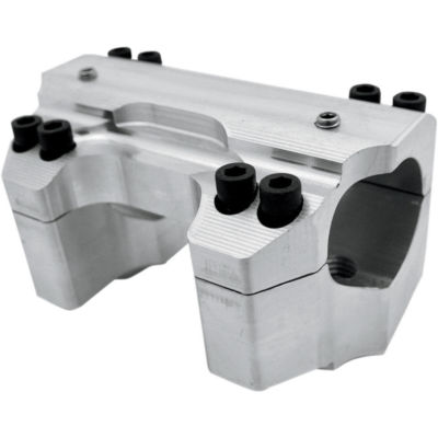 LA Choppers 1-1/2'' Handlebar Risers Clamp Set fits Harley FLHT Touring 2008-2015
