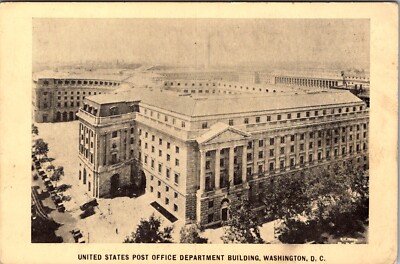 Washington, DC US Post Office Department Building Postcard WB