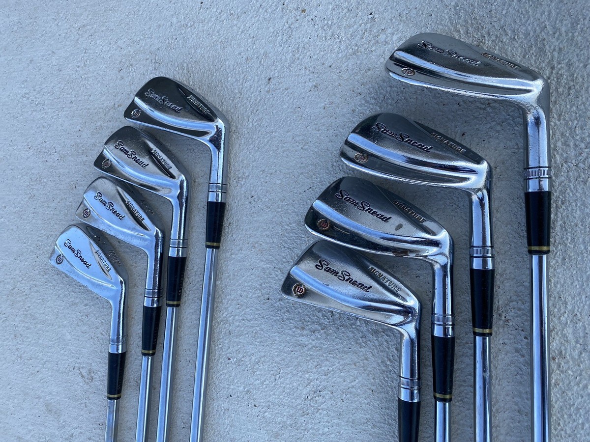 Wilson Sam Snead Signature 3-PW Iron Set -Mens RH Golf Clubs