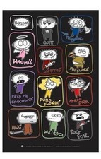 FUN GAG WITZ JOKE POSTER PHIZZOGS CHARACTERS