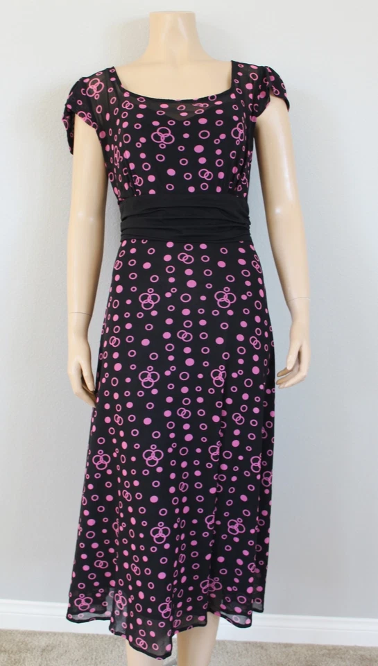 BETTIE PAGE By TATYANA Jenny It's Venn Fun Vintage PinUp Dress, Size XXL 12 14 - Image 2 of 4