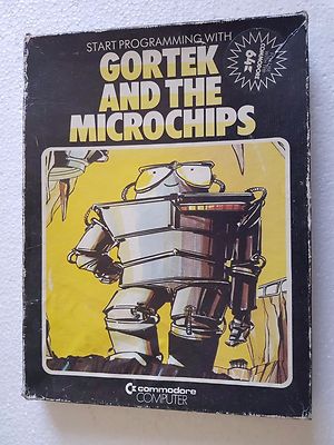 COMMODORE 64 GORTEK AND THE MICROCHIPS C64 - NOT PIN INSIDE -