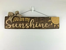 Home Decor You are My Sunshine Sign Board Reclaimed Pallet Rustic Distressed 