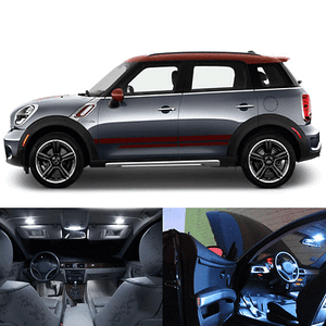 Details About Led White Lights Interior Package Kit For Mini Cooper Countryman R60 17pc