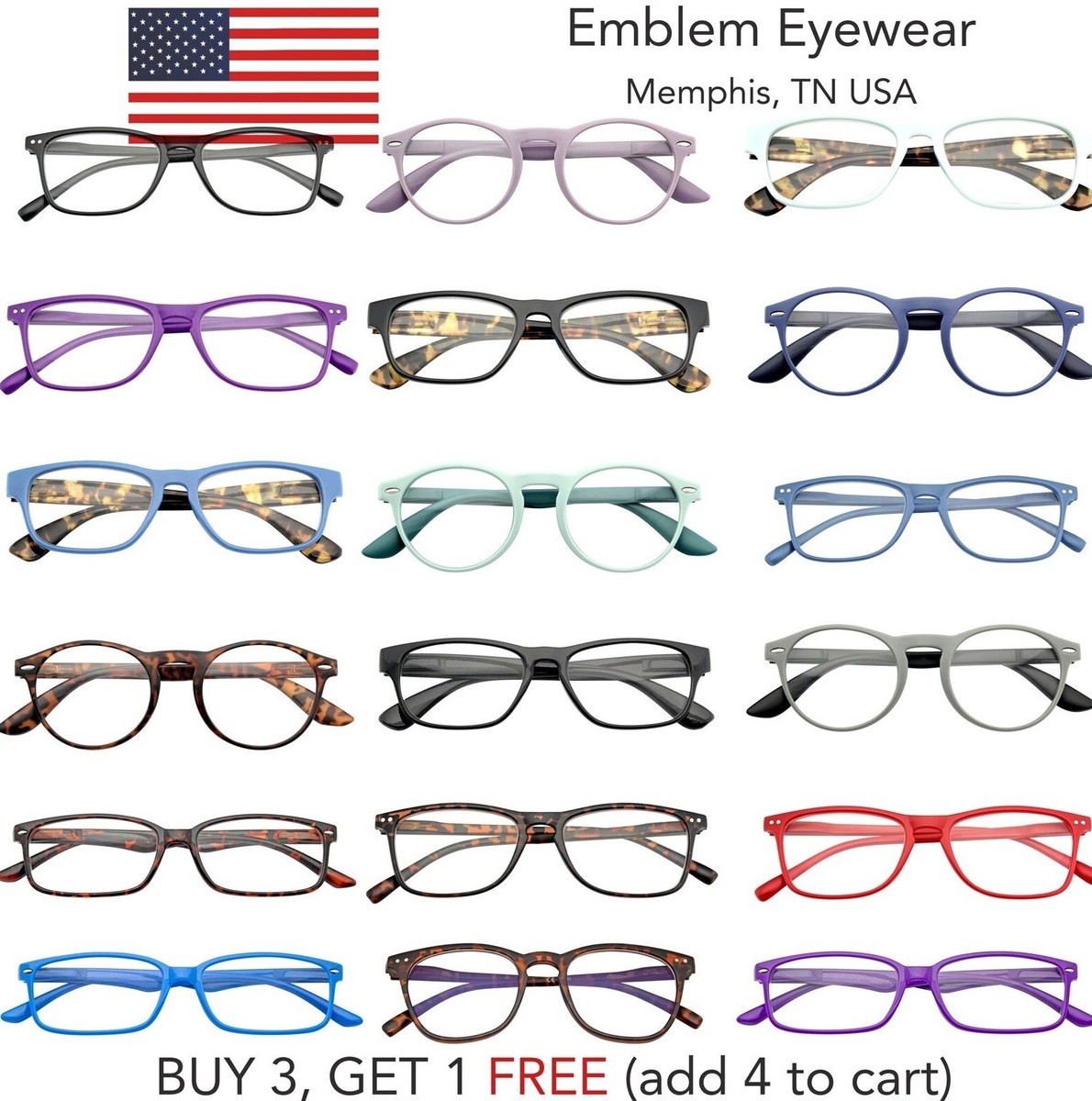Glasses Reading Readers Womens Mens Retro Reader Glasses Eyeglasses  Spectacles