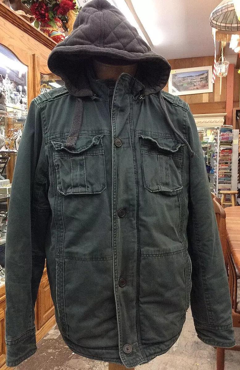 Green army hotsell jacket mens