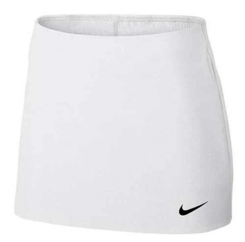 NIKE WOMEN S DRI FIT COURT POWER SPIN TENNIS SKIRT WHITE 840170