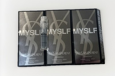 3X YVES SAINT LAURENT YSL Myslf L'Absolu Parfum Sample Sprays .04oz/1.2ml