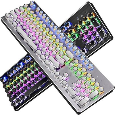 Runde Tastenkappen-Doppel Schuss PBT Keycap Set mit Transluzenten Schicht, für