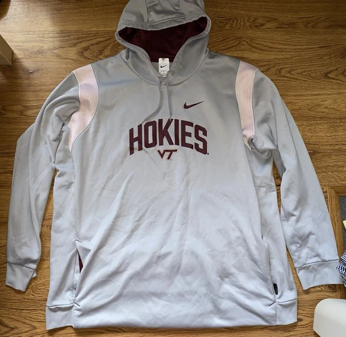Felpa con cappuccio Nike Virginia Tech Hokies Football Coach indossata 3XL