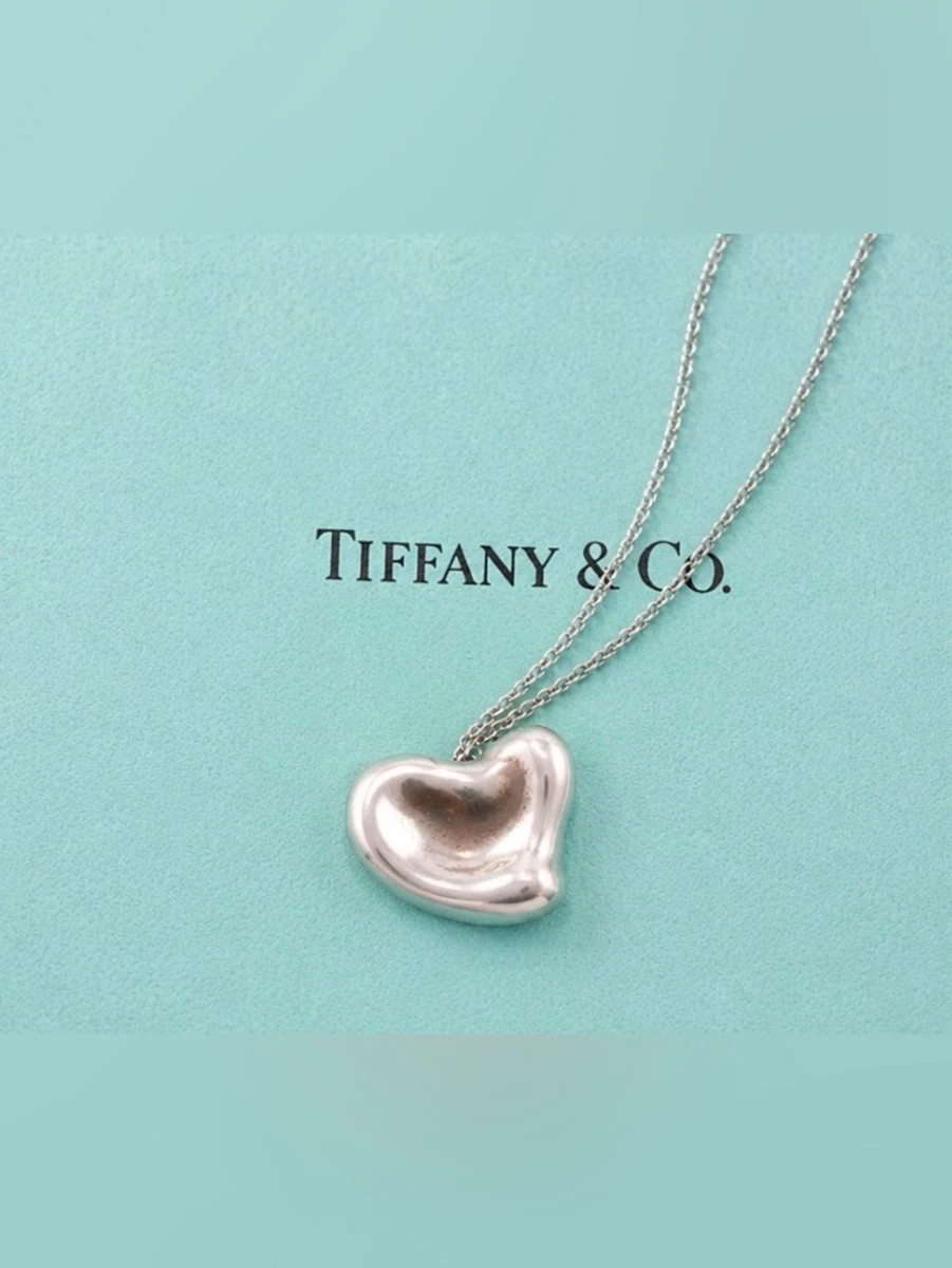 Tiffany Open Heart Necklace for sale | eBay