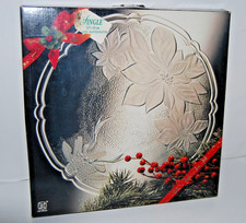Vintage Kig Group Round Serving Platter Embos...