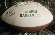 Vinny Curry Signed Autograph Eagles Autism Foundation Football