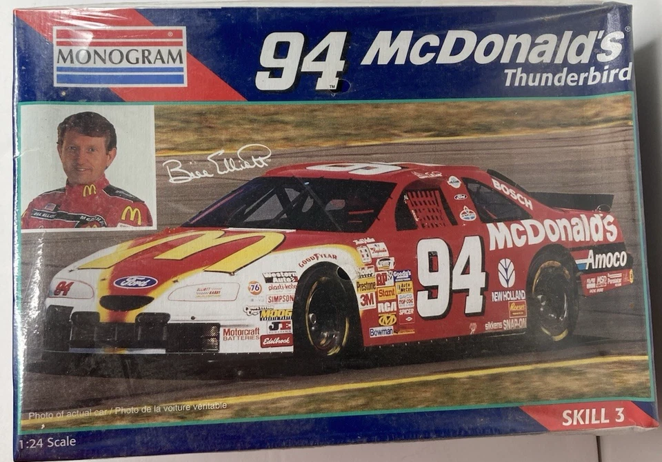 Monogram #94 Bill Elliott McDonalds Ford Thunderbird - Image 3 of 4