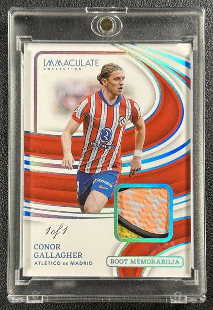 CONOR GALLAGHER 2024-25 PANINI IMMACULATE BOOT MEMORABILIA GU CLEAT PLATINUM 1/1