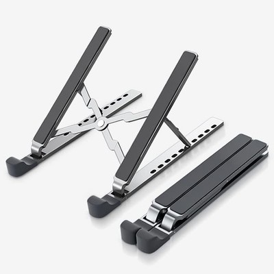 POWERSUP Laptopständer für Schreibtisch verstellbare Laptoperhöhung mit 8 Winkelverstellung