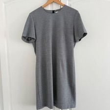 St Michael Vintage M&S black & White Houndstooth Short Sleeve Dress Size 16