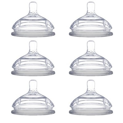 Comotomo Replacement Nipples Medium Flow 2-Pack (3 Sets) Baby Feeding