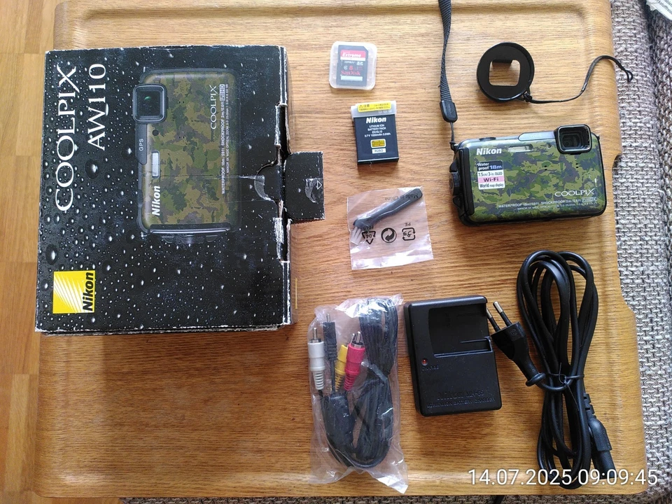 🏅Nikon COOLPIX AW110 16MP Outdoor Digitalkamera Wasserdicht GPS Full HD💯✅