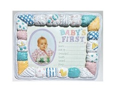 Malden International Baby's First Baby Frame 5 x 7" Resin Milestone Fame NWT
