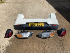 Mitsubishi Colt CZ1 Rear Bumper, Head And Rear Lights White