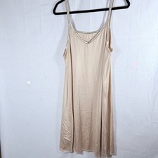 Vanity Fair Beige Full Slip or Slip Dress Size 20Good Quality