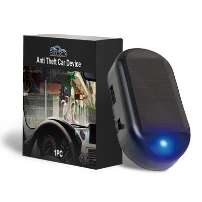LED Car Anti-Theft Alarm Light, Flashing Induction Dummy Warning Security Device