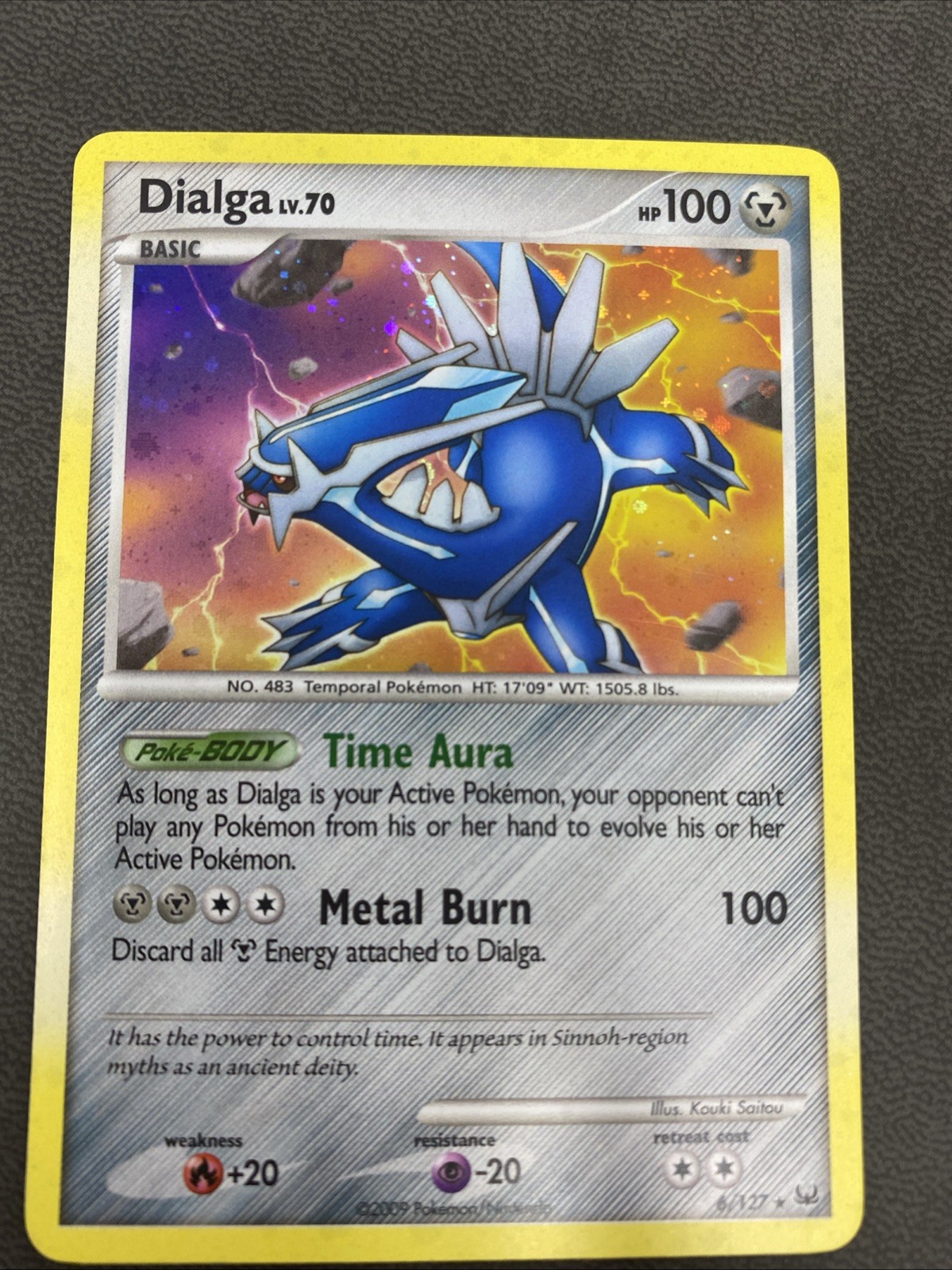 Pokemon TCG Dialga 6/127 Holo Platinum Series Base Set 2009 NM