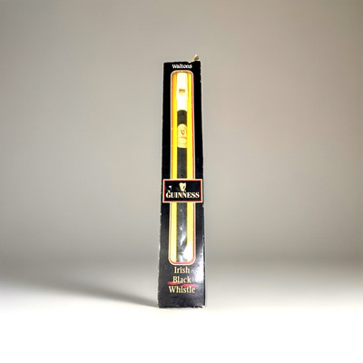 Waltons Guinness Irish Black Whistle Key Of D Tin Penny Whistle Boxed Ireland