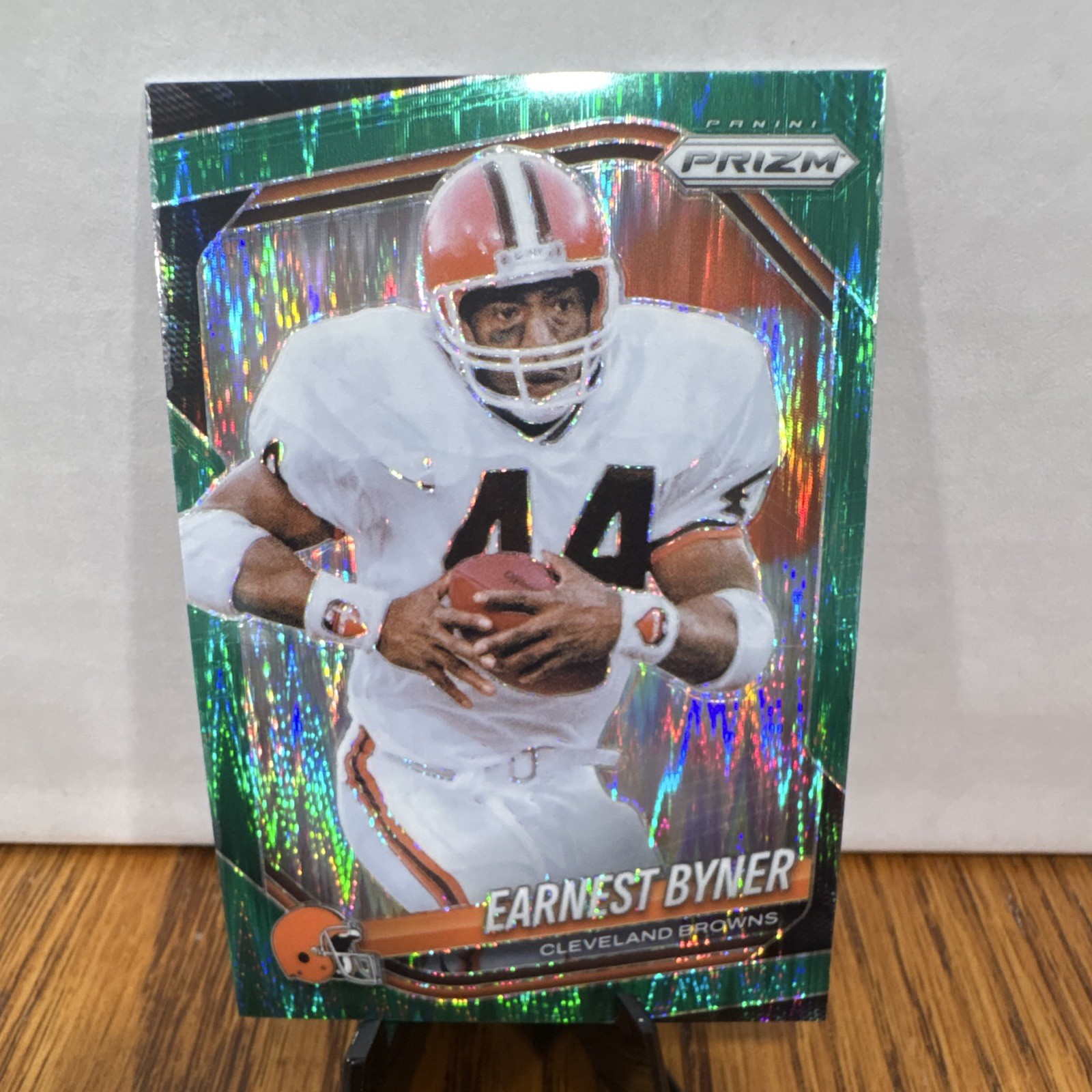2023 Panini Prizm Earnest Byner Cleveland Browns #14 Green Prizm Card