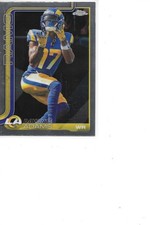 2025 Topps Chrome Davante Adams Los Angeles Rams Football Card #165