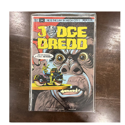 Judge Dredd #34 Quality Comics 1986 John Wagner Alan Grant Brian Bolland SF