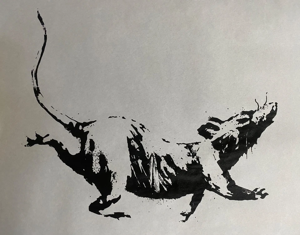 Raro Banksy - CROYDON Produto Interno Bruto RAT (RAÇA DE RATOS) - Imagem 3 de 4
