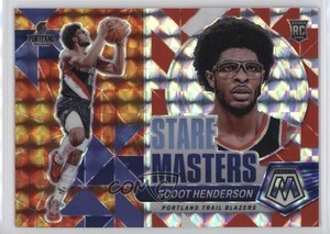 2023-24 Panini Mosaic Stare Masters Mosaic Prizm Scoot Henderson #12 Rookie RC