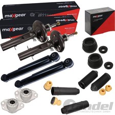 4x MAXGEAR STOßDÄMPFER DOMLAGER PROTECTION KIT VA/HA passend für VW GOLF IV