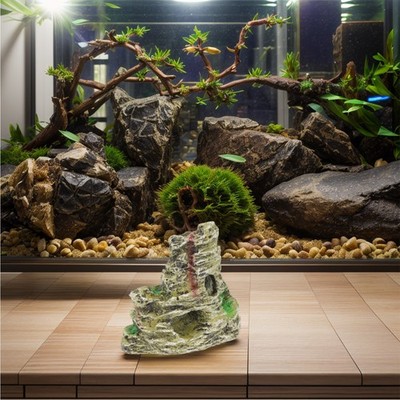 Aquarium -Felshöhle Fischtankverzierung Rockery Decor Aufregende Dekorationen