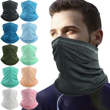 UPF 50 Fishing Neck Gaiter - UV Face Mask Sun Protection Scarf for Men  Women