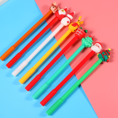 24 PCS Christmas Pen Student Cute Gel New Year Festive Xmas Gift - Picture 9 of 11