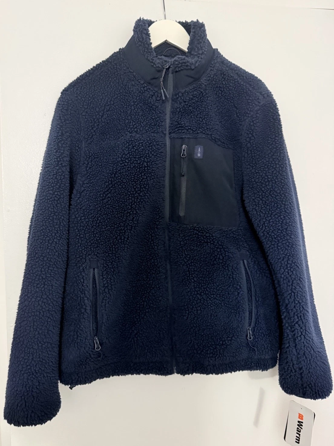 G.H. Bass B Warm Outdoor Men's Coastal Sherpa Jacket Size M